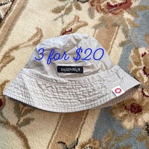 Villervalla khaki sun / swim swim bucket hat 12-18M Euro sz 46/48 3itemsfor$20
